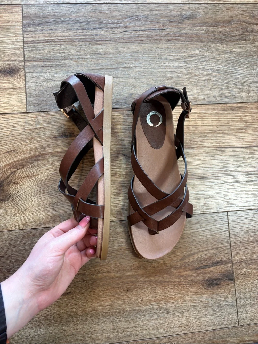 Journee Collection Ziporah Strappy gladiator-style Vegan-Leather Sandals